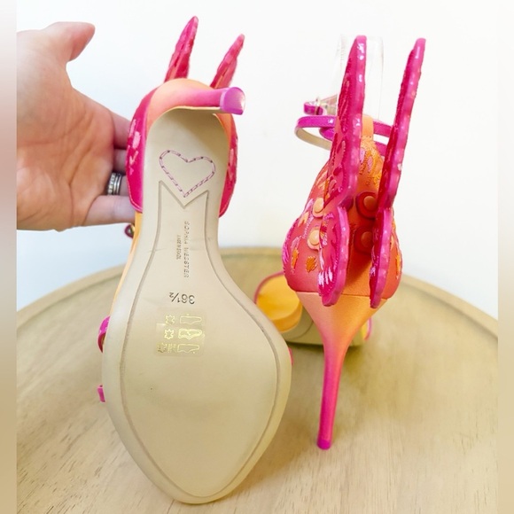 Sophia Webster Chiara 100mm Butterfly Heels - Picture 10 of 11
